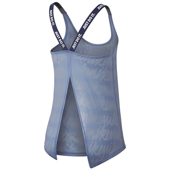 Nike Tank Dry Elastika Split Back Training Lt.Blue - Picture 3 of 7